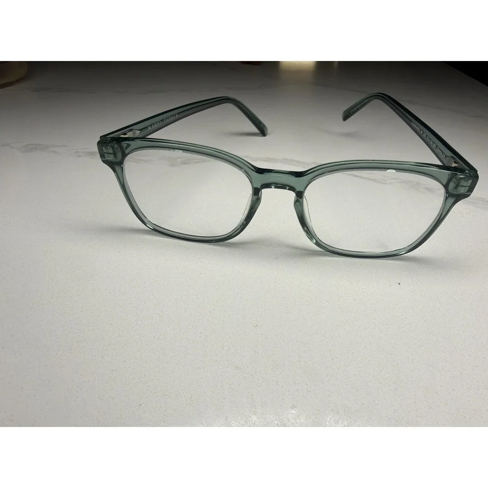 Warby Parker Hemmings Eyeglasses Womens Blue Green Hemmings-W 53-18-145 53mm